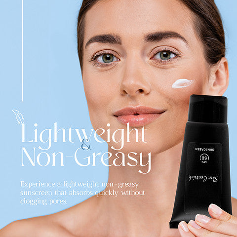 Daily Face & Body Sunscreen, SPF 50, Oil Free, Lightweight, Silky, absorbs easilyinto skin without white cast, 2.8 Ounce