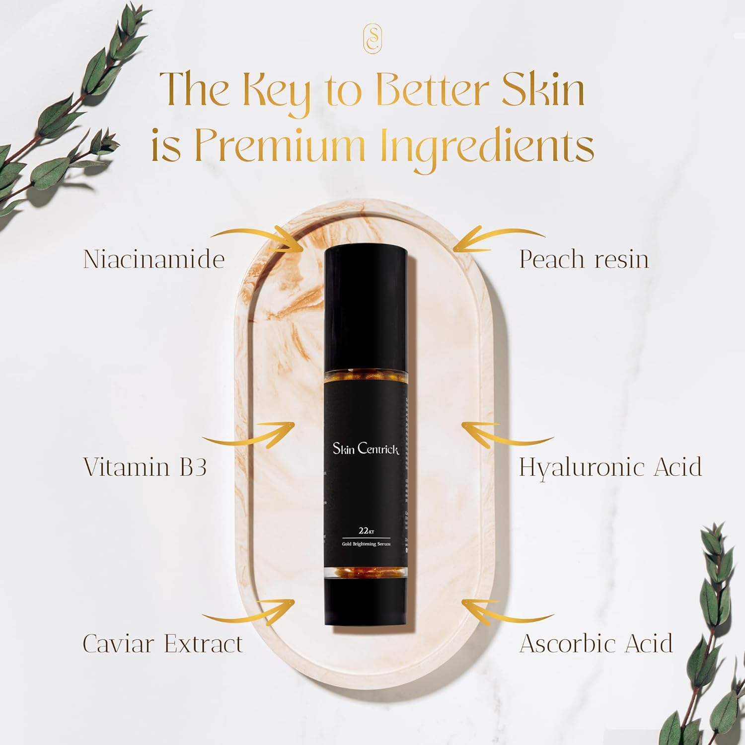 22KT Gold Brightening Serum image 2