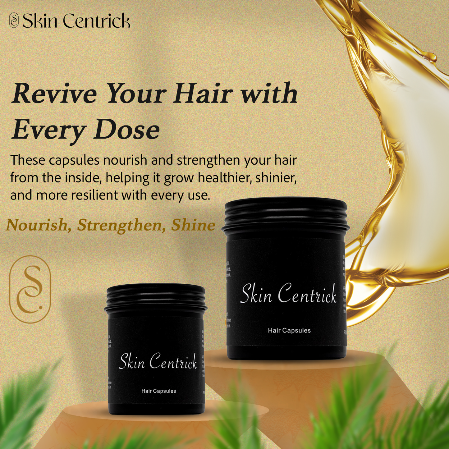Hair Care Serum - for Frizzy and Damaged Hair - Conditioning & Moisturizing Formula, Healthier Smooth Silky Thicker for Softness Shine.
